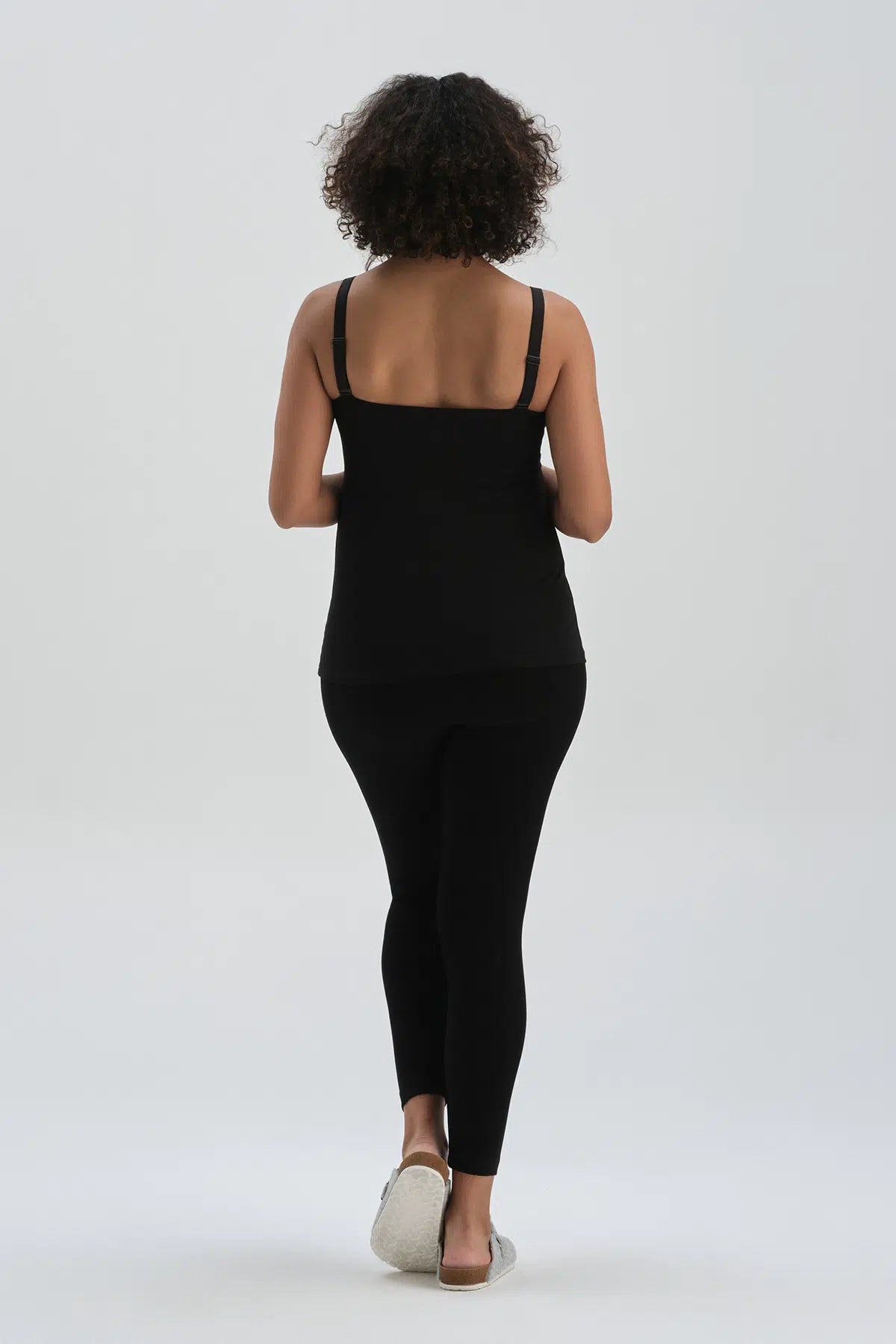 Siyah Lohusa Emzirme Atleti