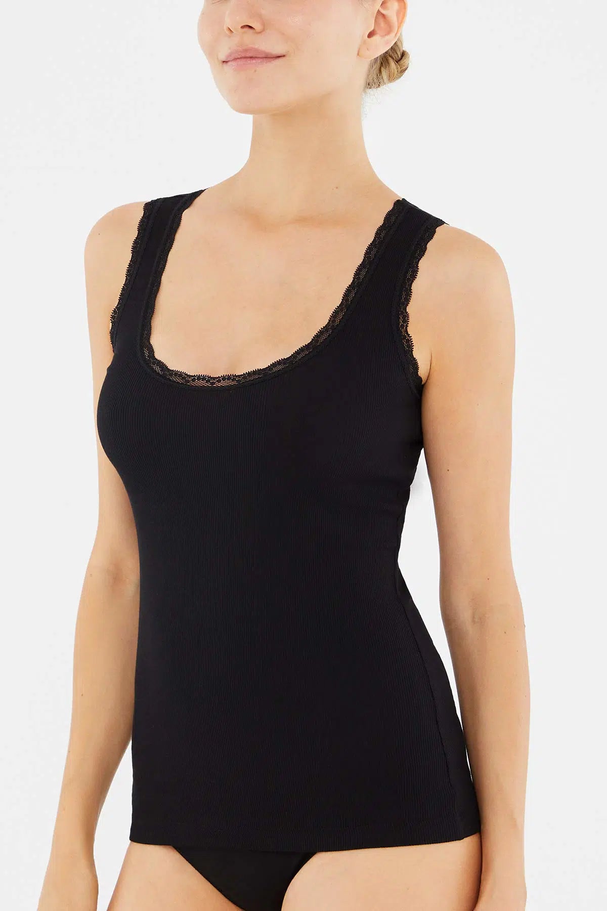 Siyah 2'Li Kaşkorse Kadın Atlet