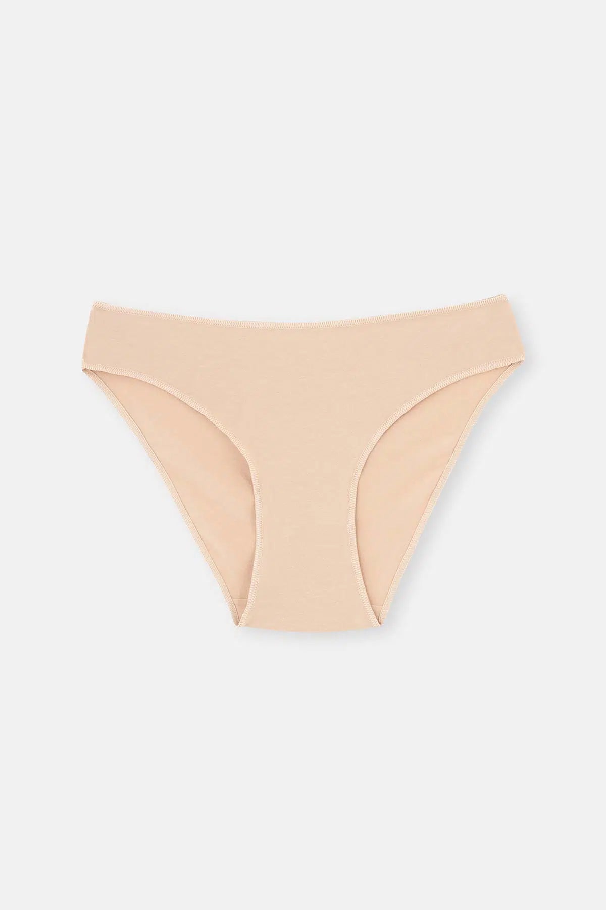 Siyah-Beyaz-Ten 3'Lü Düşük Bel Izsiz Kadın Slip Külot