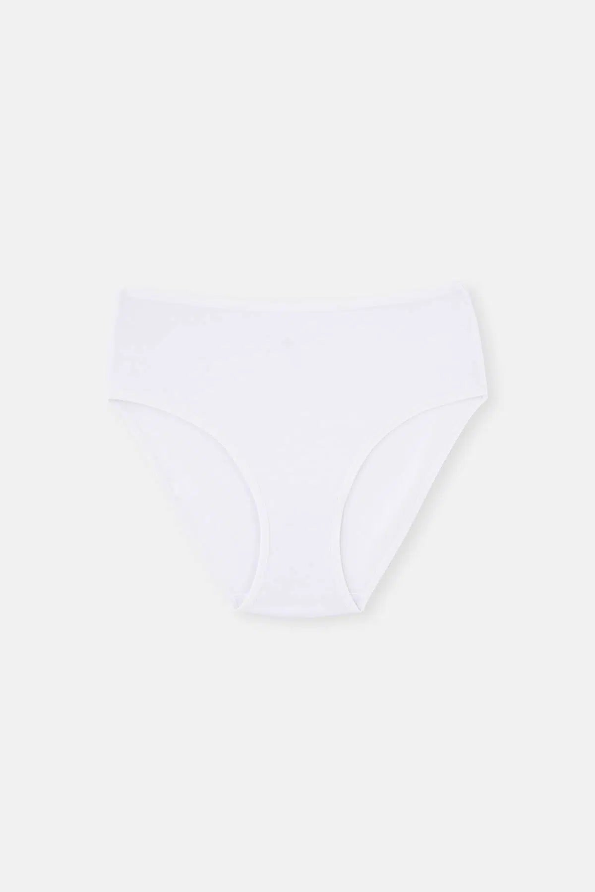 Siyah-Beyaz-Ten Yüksek Bel 3'lü Slip Külot