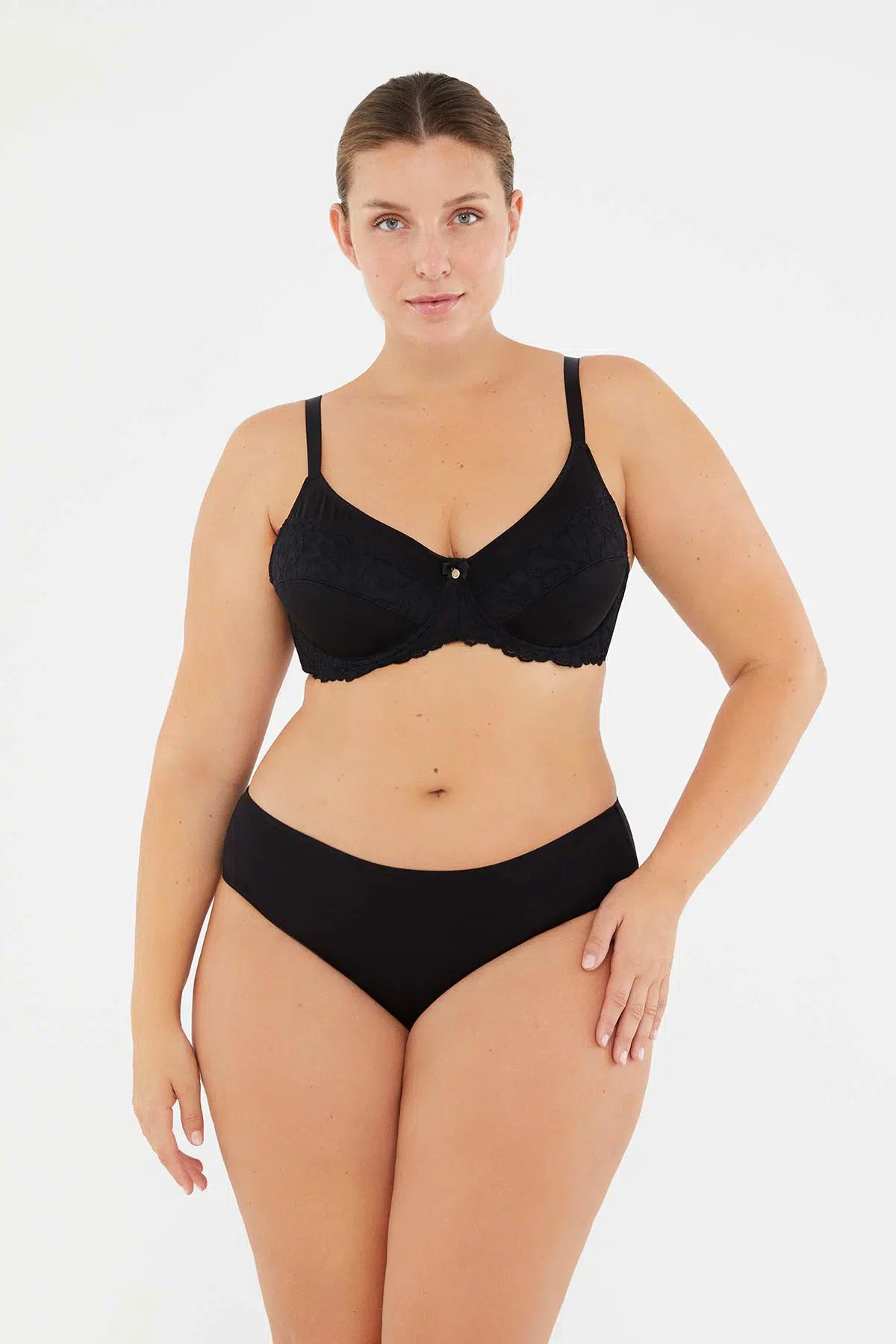 Siyah Yüksek Bel 3'lü Slip Külot