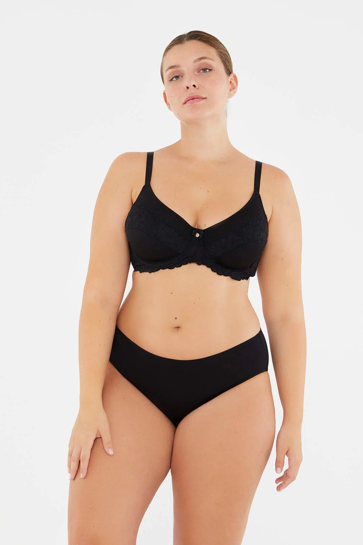 Siyah Yüksek Bel 3'lü Slip Külot