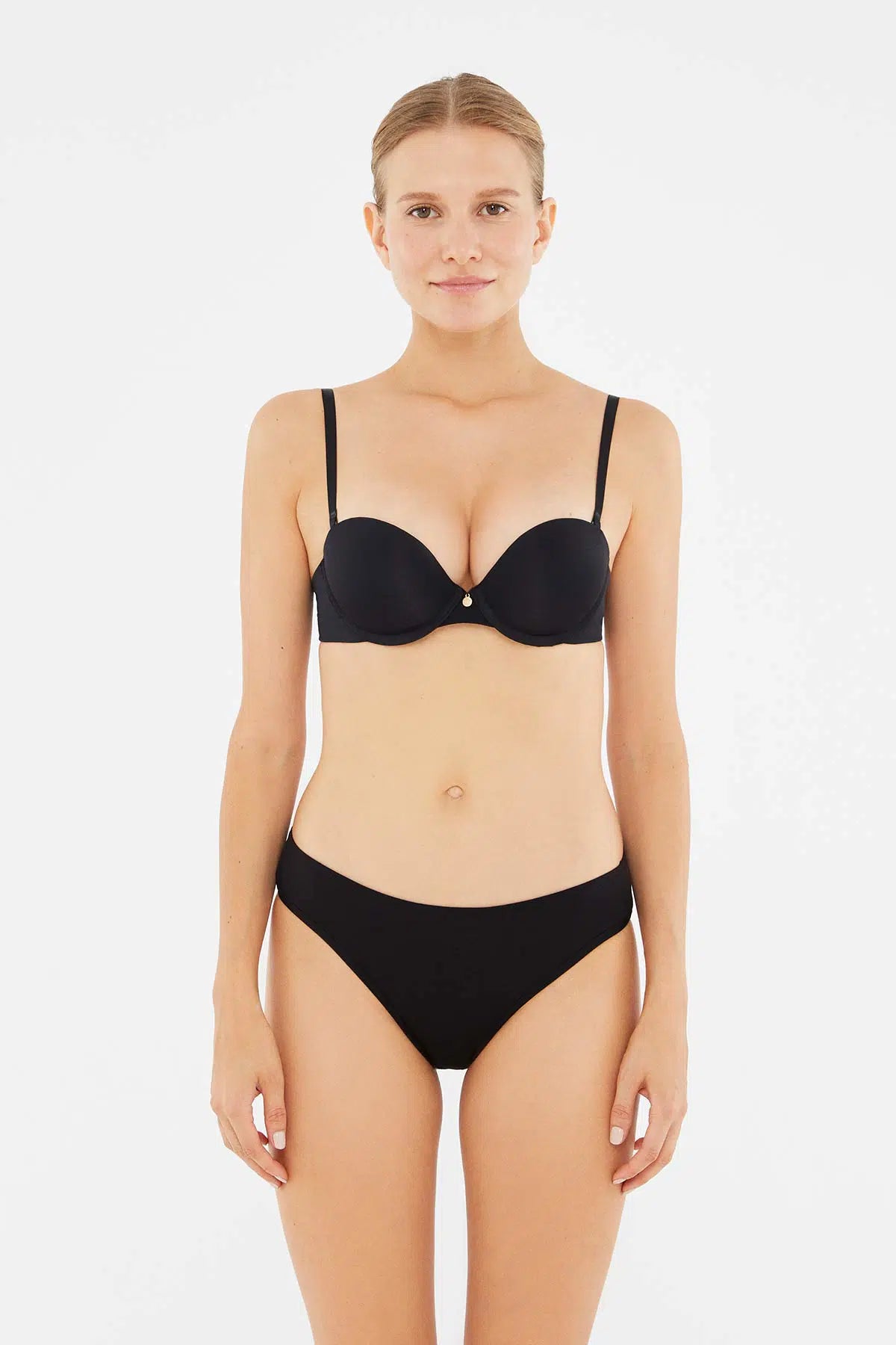 Siyah 3'lü Klasik Kadın Slip Külot