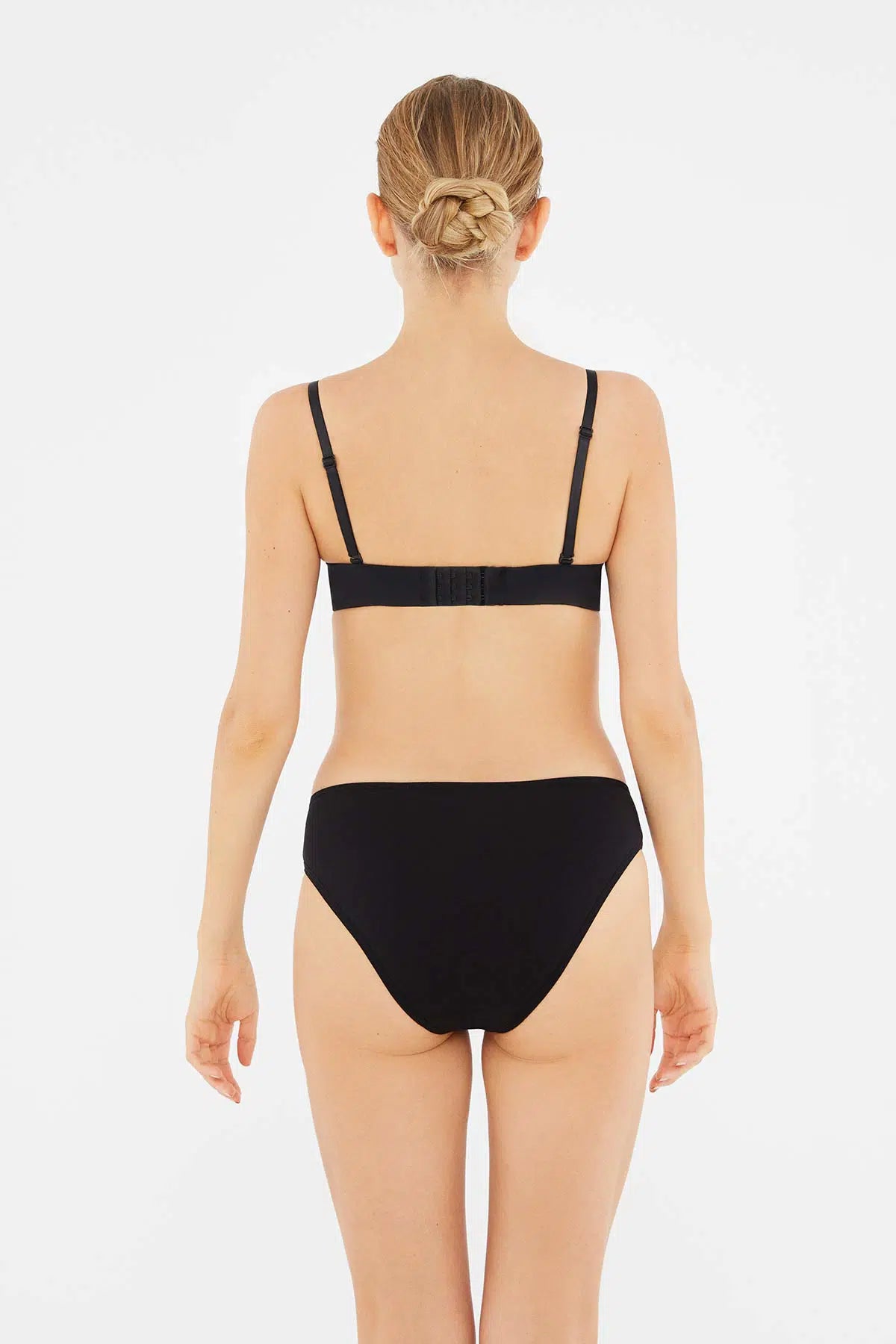 Siyah 3'lü Klasik Kadın Slip Külot