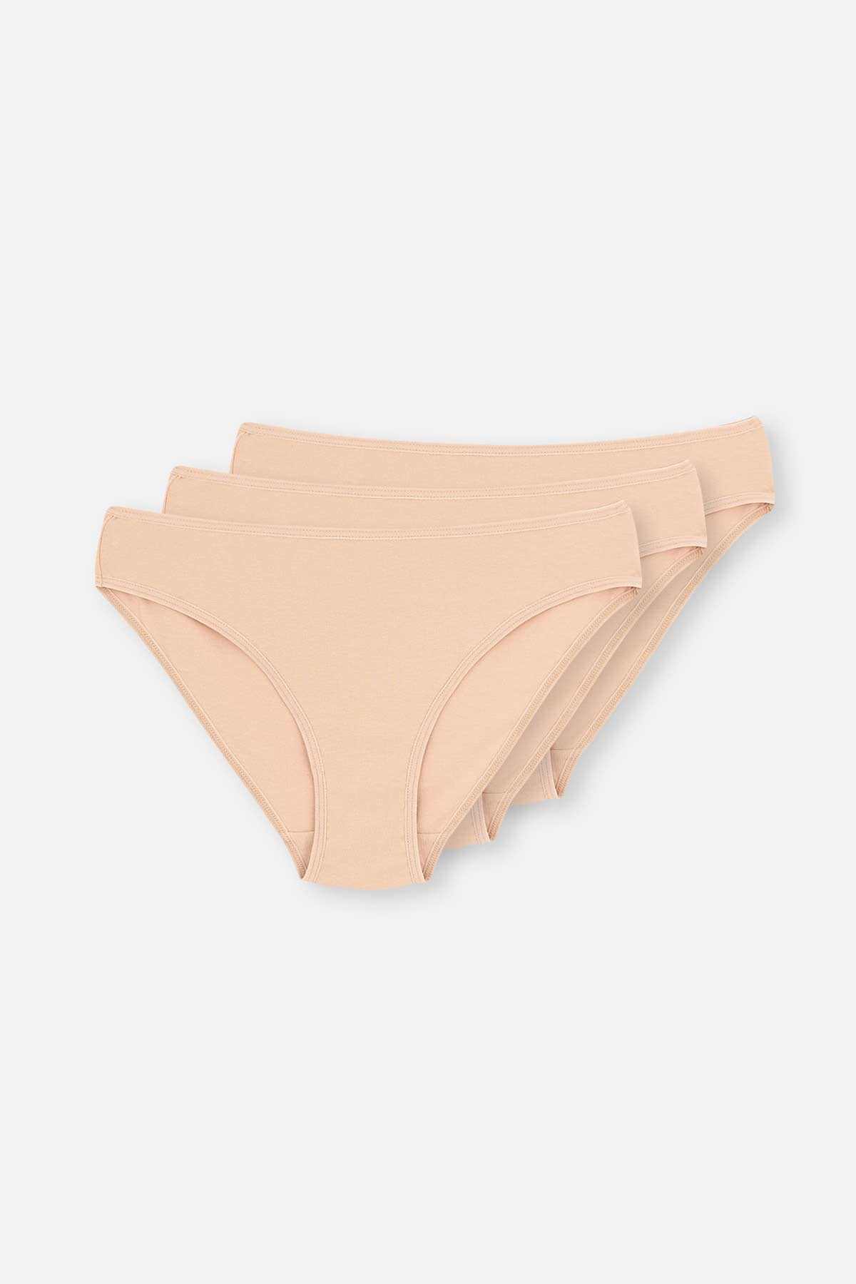 Ten 3'lü Klasik Kadın Slip Külot