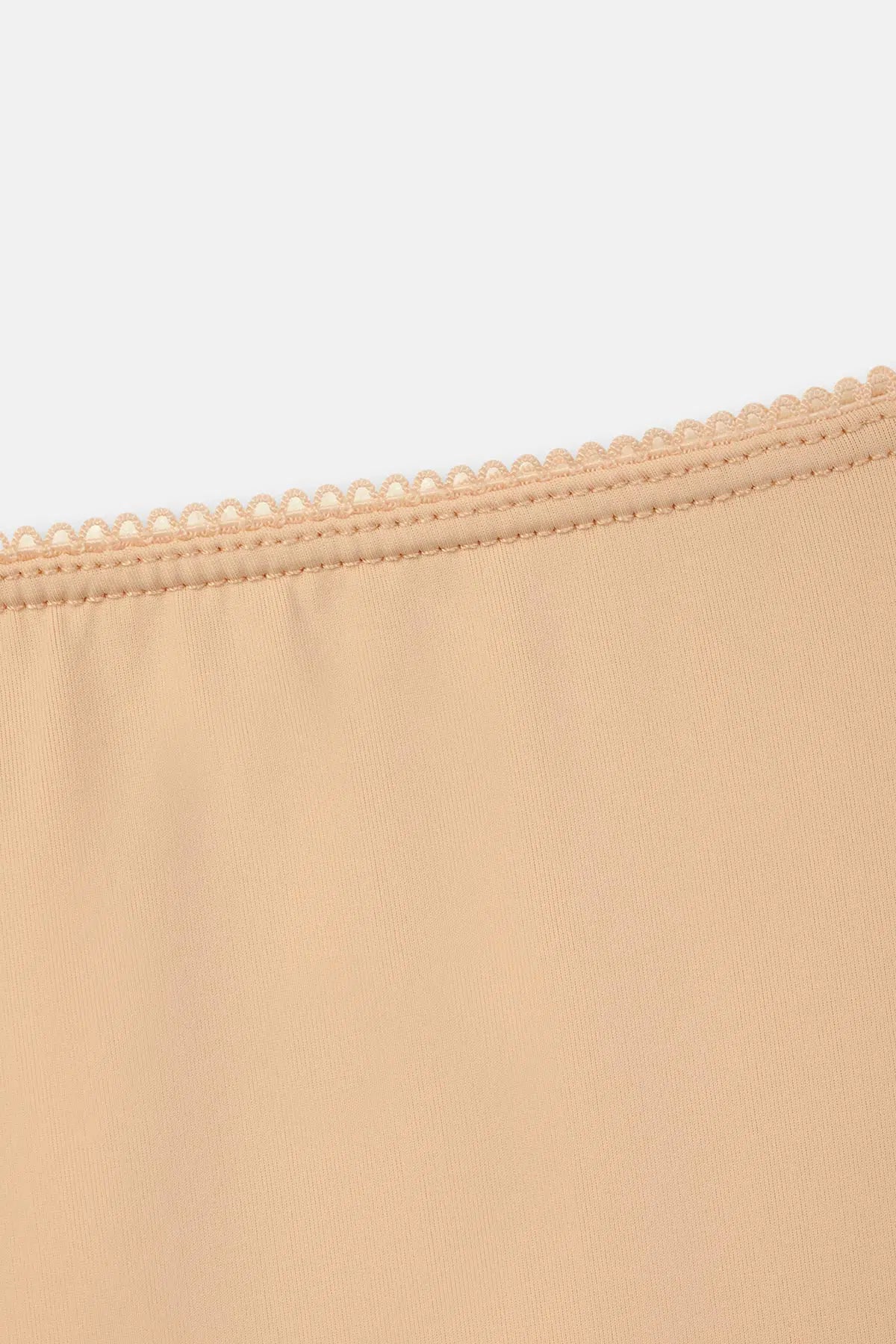 Ten Etek Ucu Dantelli Mıdı Jupon