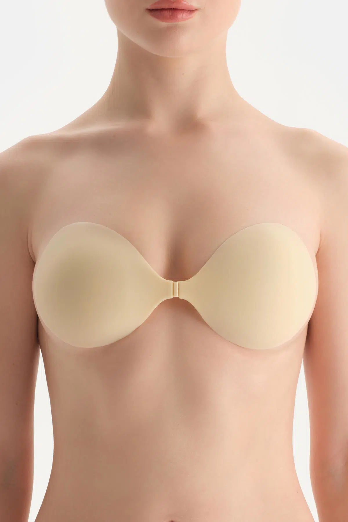 Ten Iz Yapmaz Mat Dokulu Kaplı Silikon Sütyen