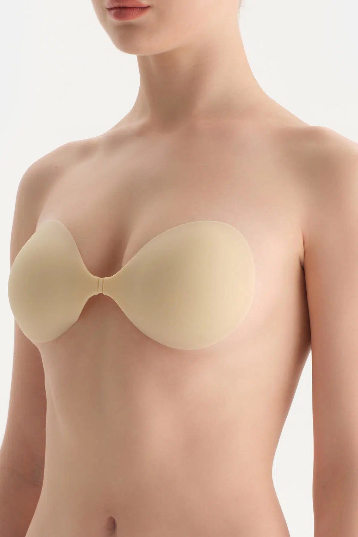 Ten Iz Yapmaz Mat Dokulu Kaplı Silikon Sütyen