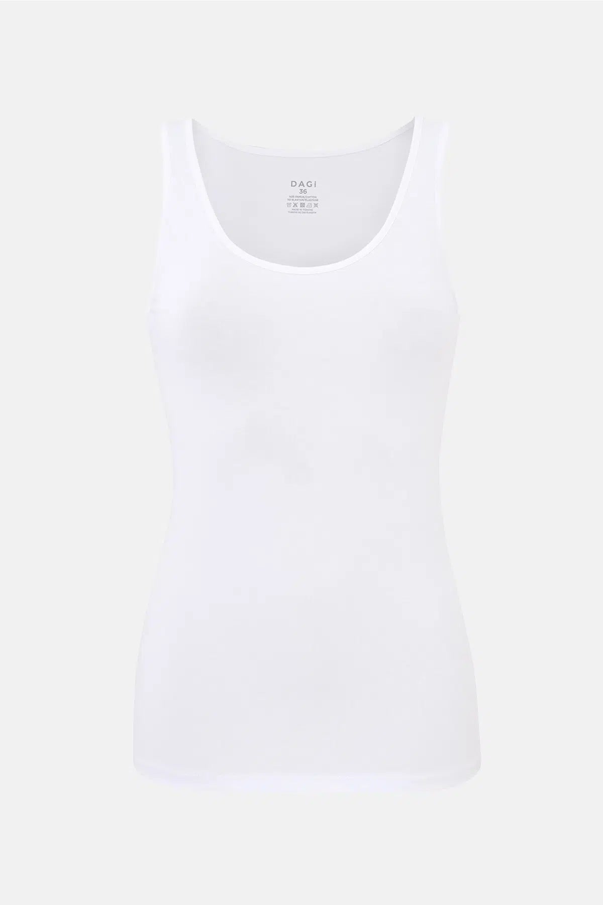 Beyaz Kalın Askılı Atlet 2'li