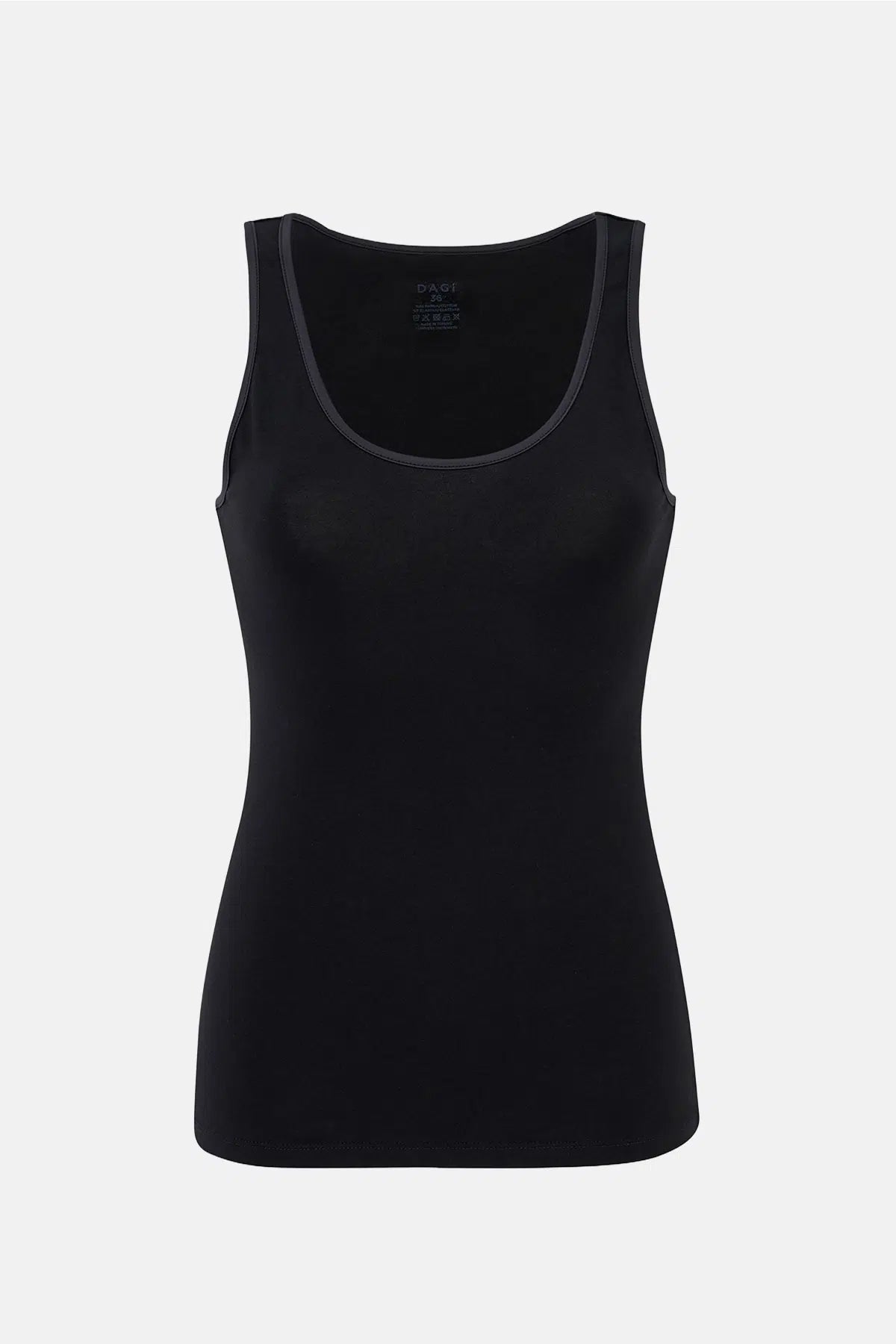 Siyah Kalın Askılı Atlet 2'li