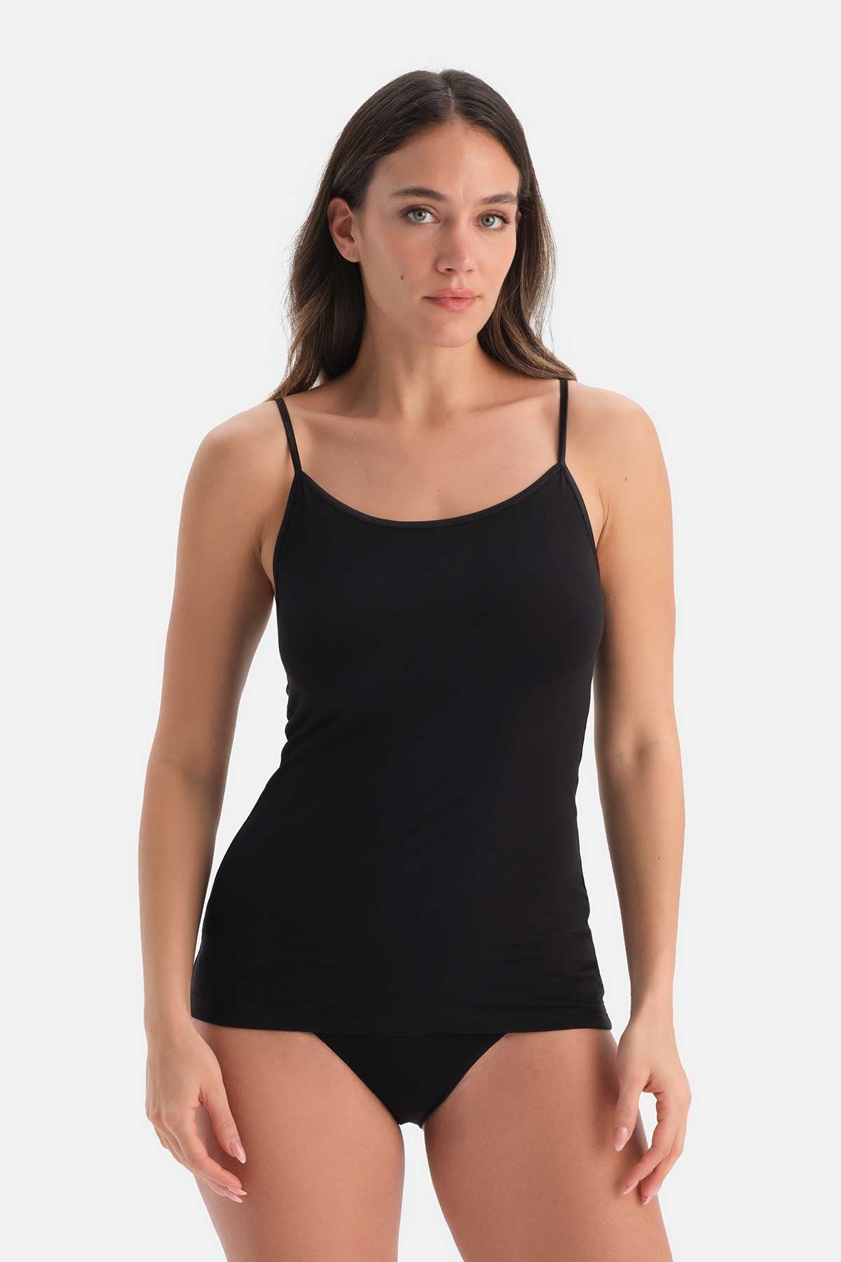 Siyah Askılı Atlet