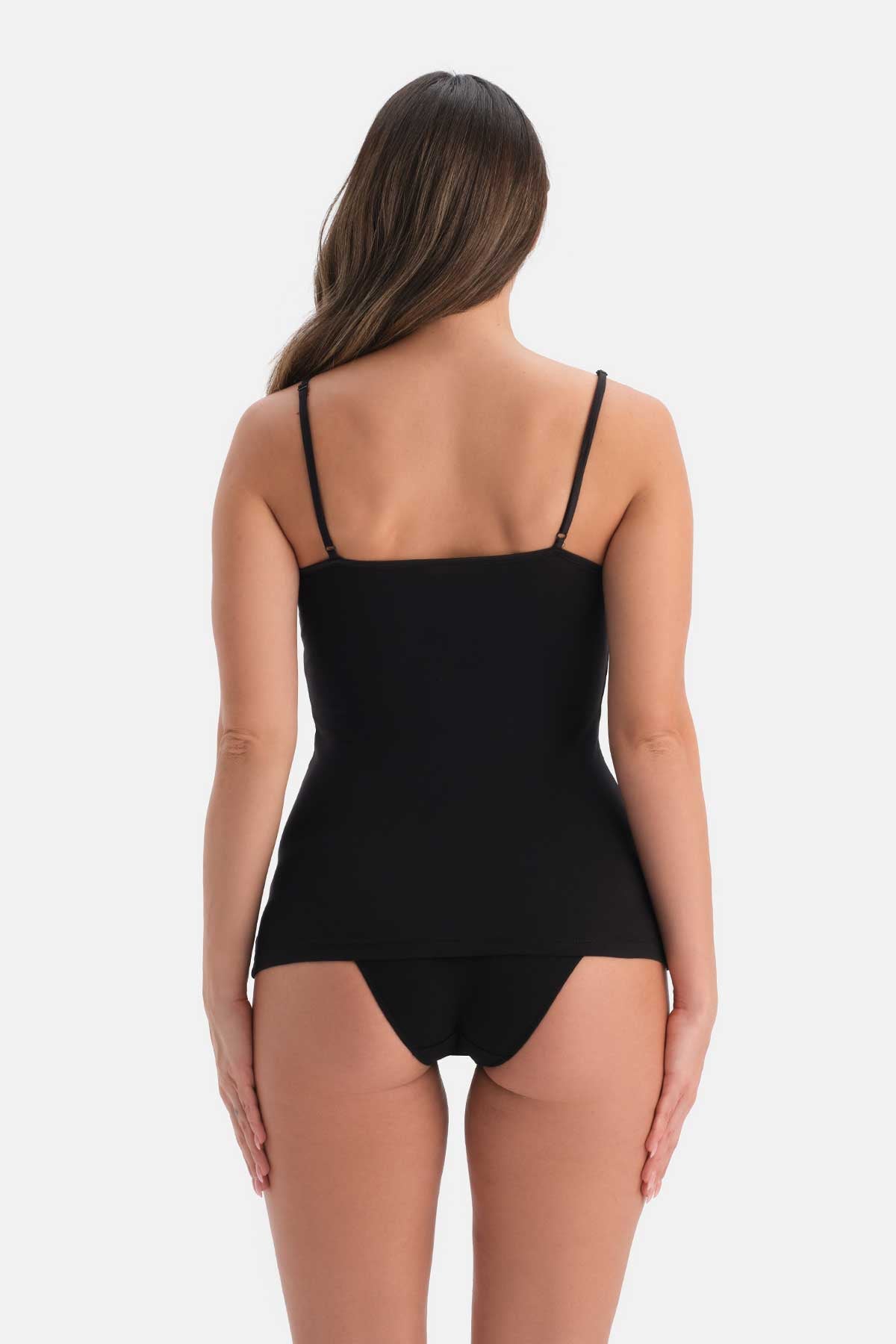 Siyah Askılı Atlet