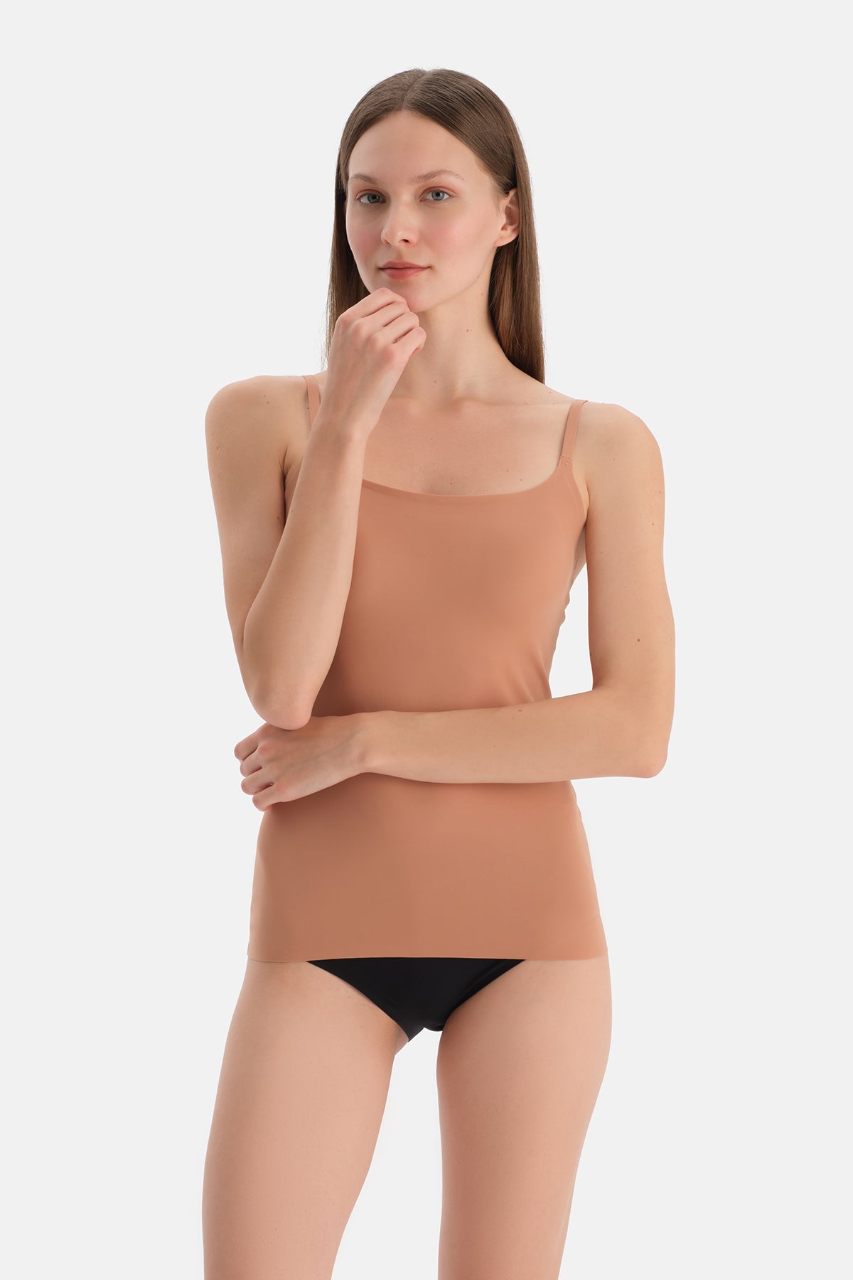 Kahverengi Basıc Cool Touch Atlet