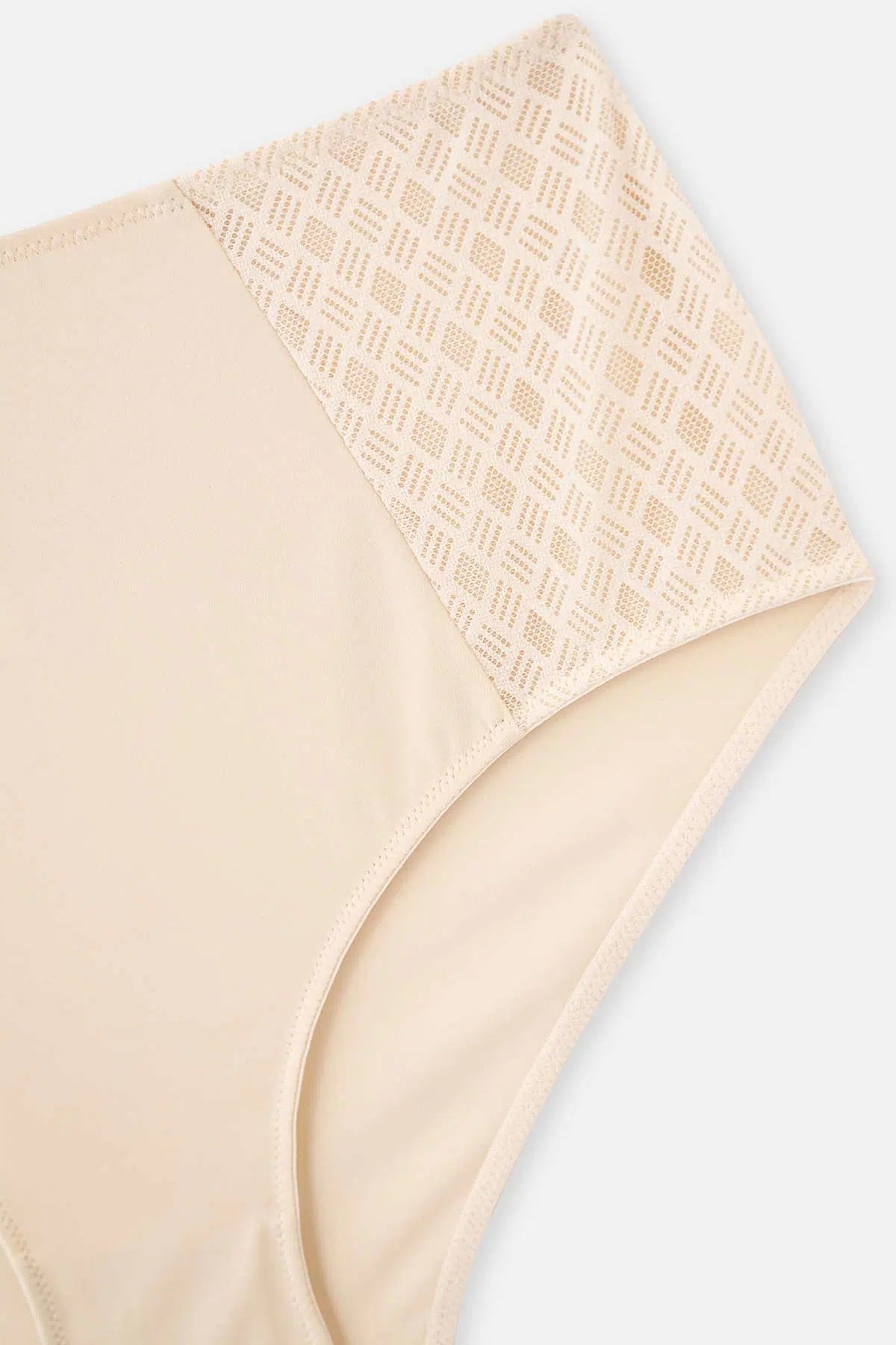 Ekru Lily Yüksek Bel Slip