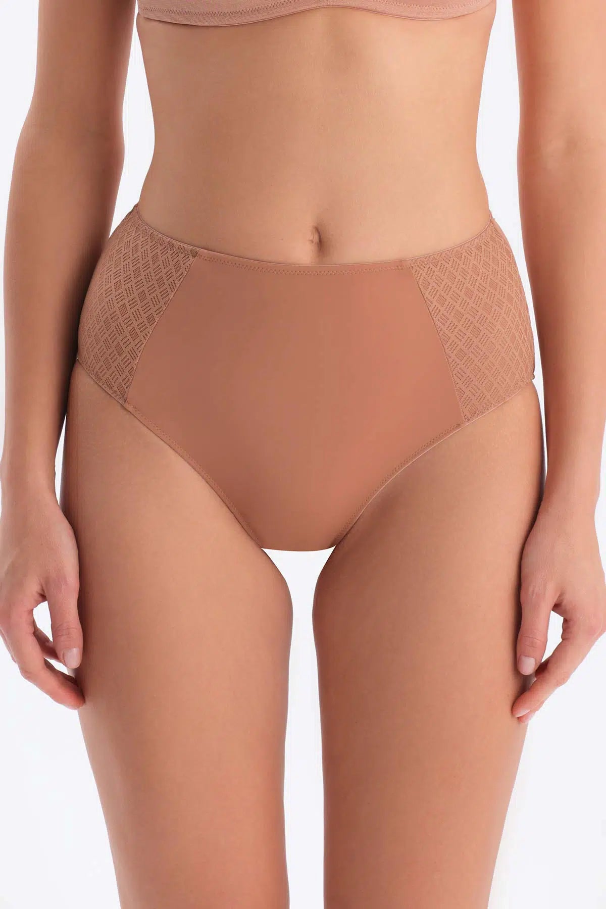 Kahve Lily Yüksek Bel Slip