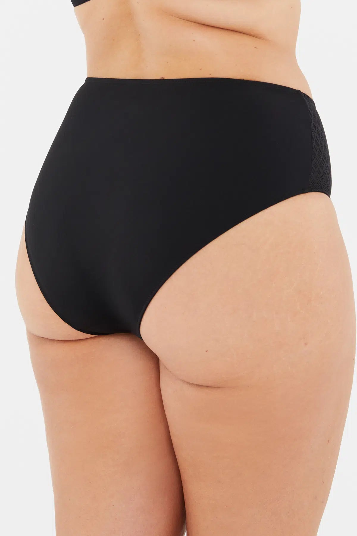 Siyah Lily Yüksek Bel Slip