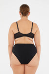 Siyah Lily Yüksek Bel Slip