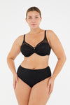 Siyah Lily Yüksek Bel Slip