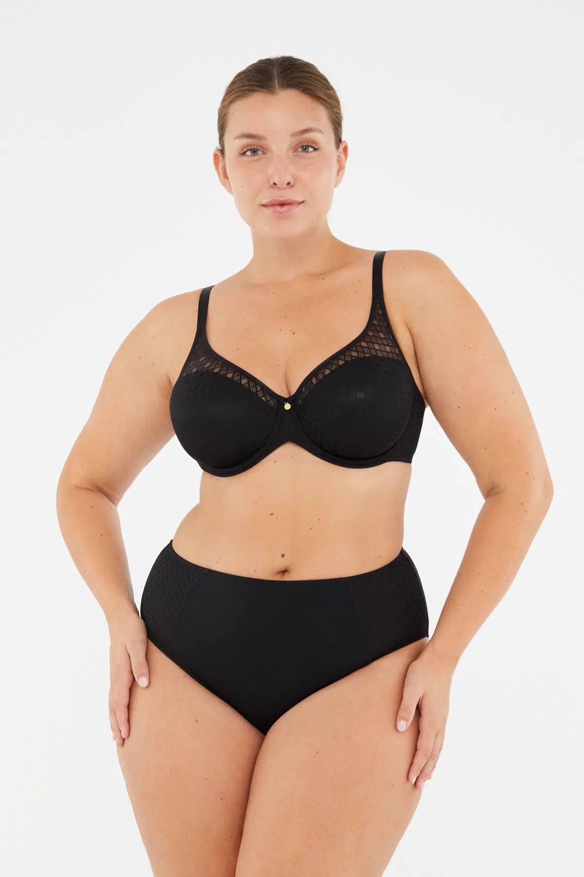 Siyah Lily Yüksek Bel Slip