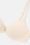 Ekru Blossom Balenli Push-Up Sütyen