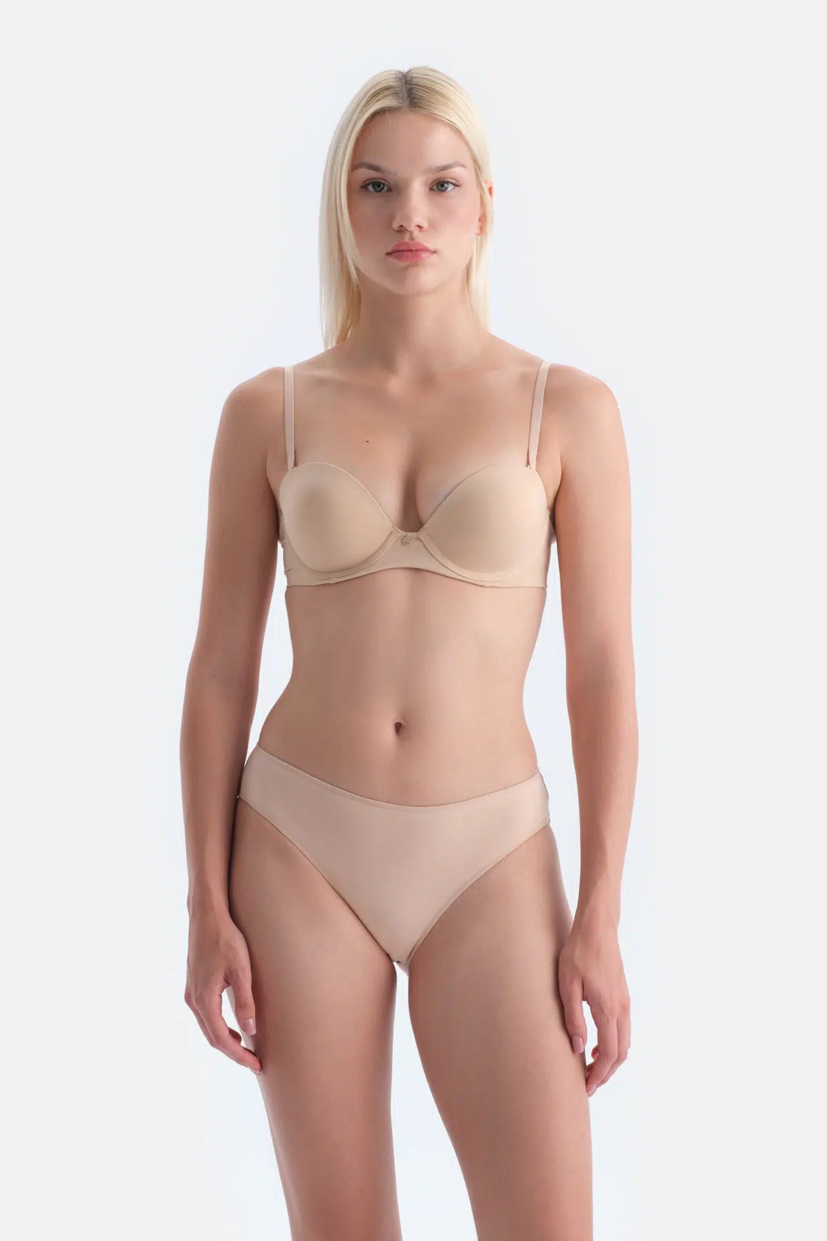 Ten Plumeria Straplez Yarı Dolgulu Sütyen