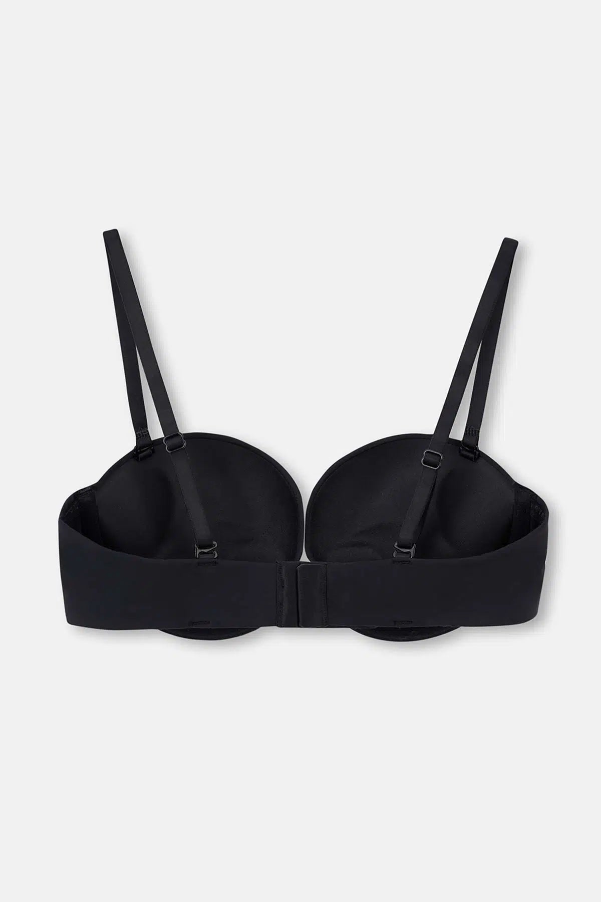 Siyah Julia Straplez Push-Up Destekli Sütyen