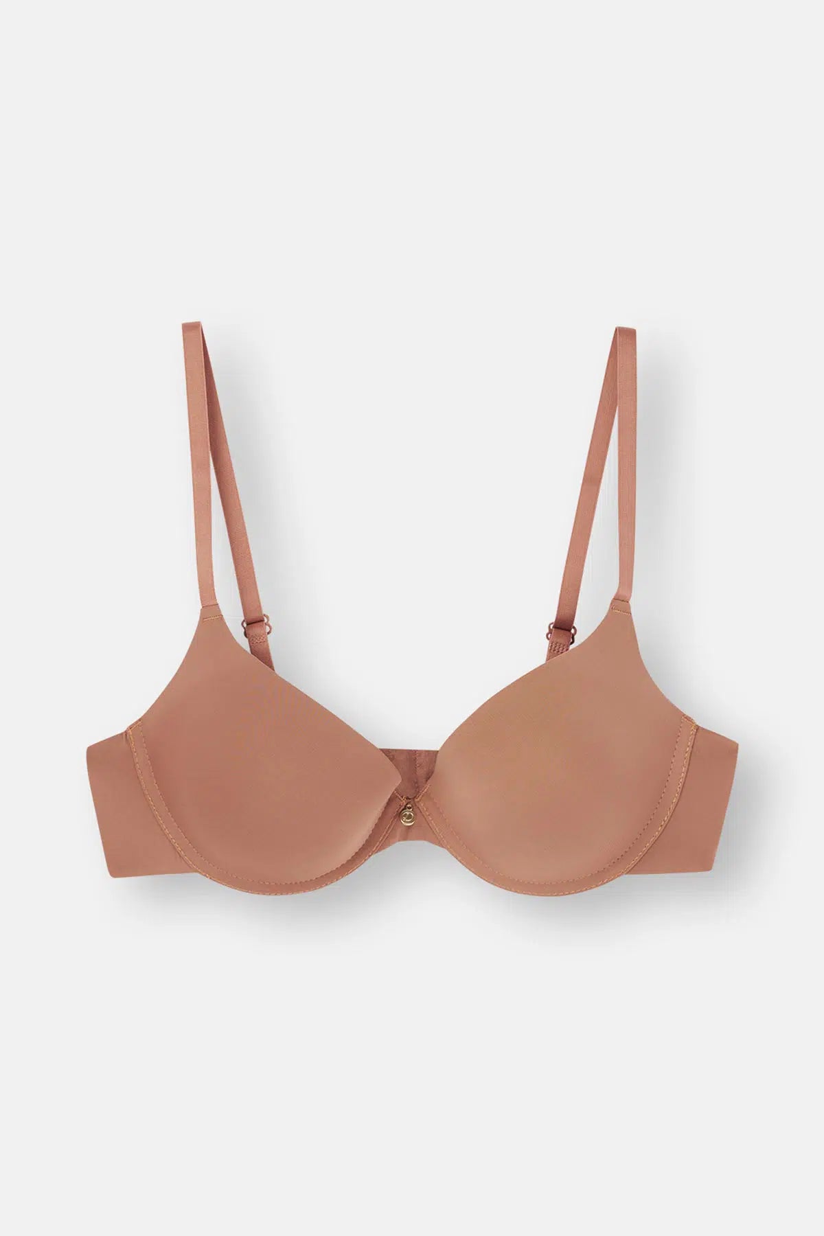 Kahverengi Ione Bra Desteksiz Sütyen