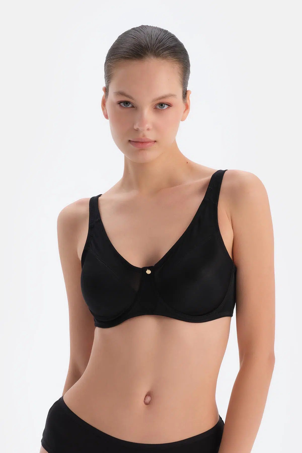 Siyah Besta Balenli Toparlayıcı Sütyen