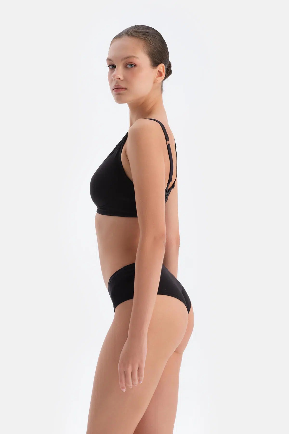 Siyah Missy Dantel Detaylı Balensiz Sütyen