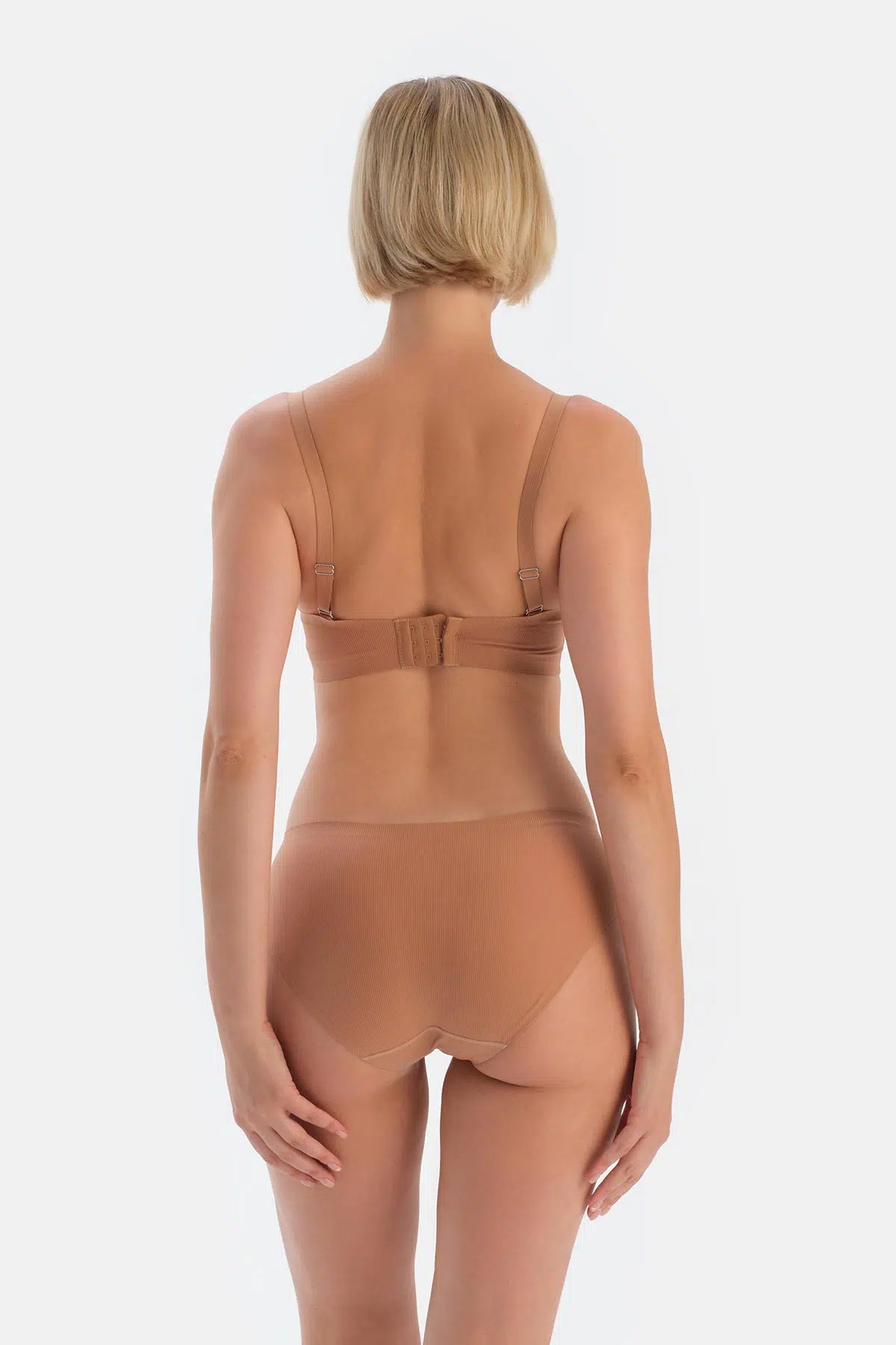 Kahverengi Linora Balensiz Dikişsiz Toparlayıcı Sütyen