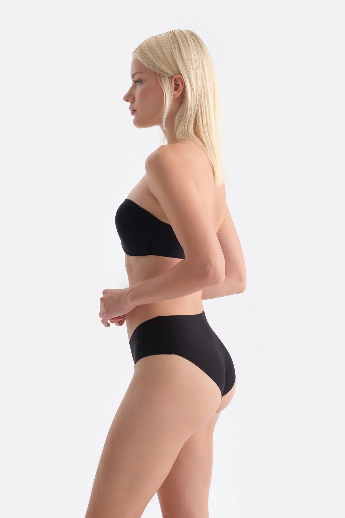 Siyah Alıce Straplez Sütyen