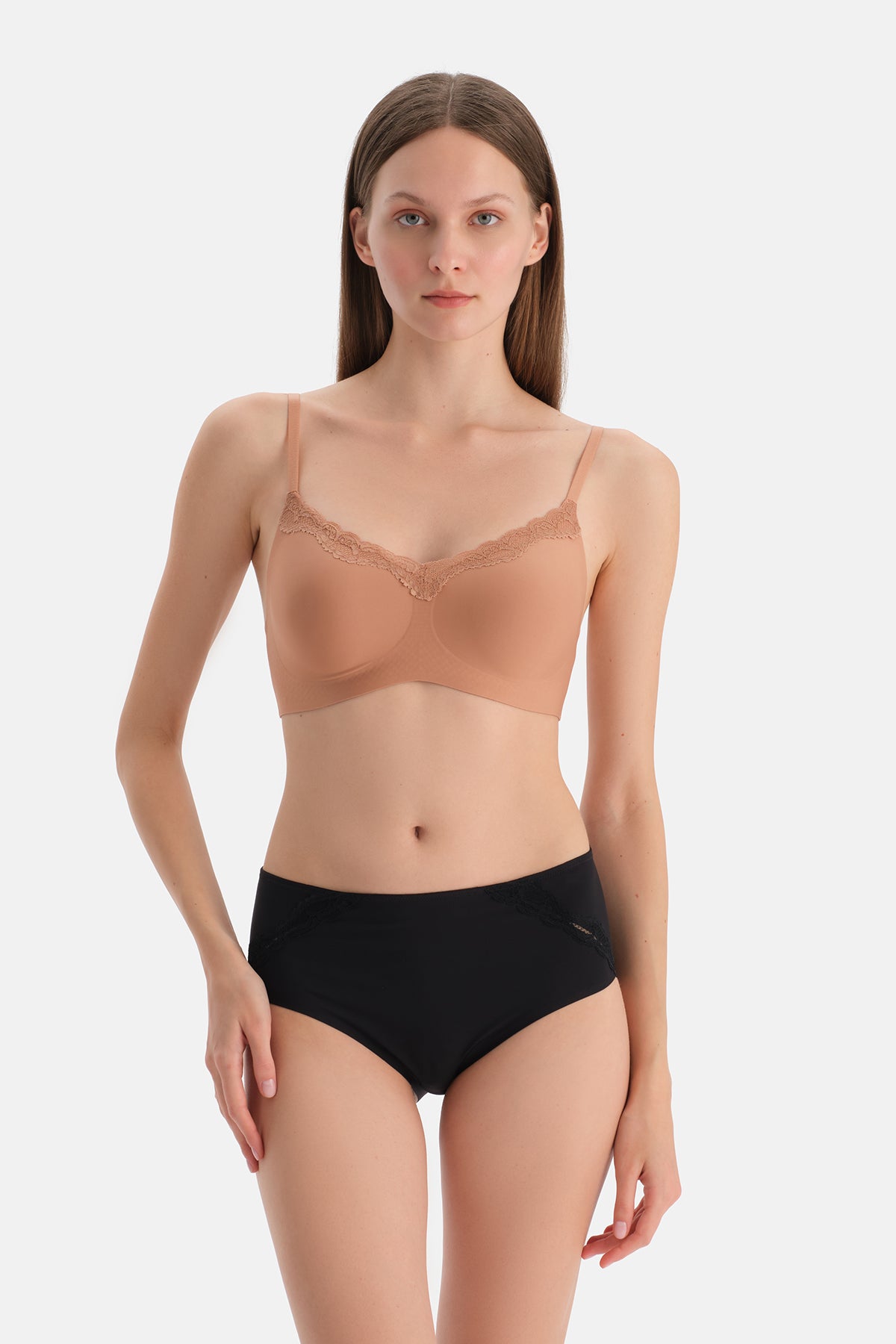 Kahverengi Suzıe Balensiz Dikişsiz Sütyen