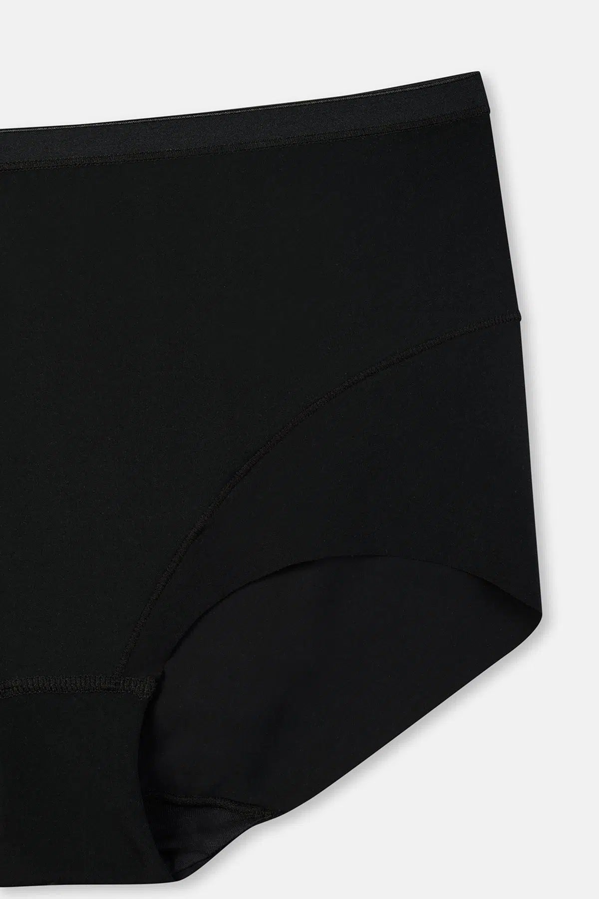 Siyah Dikişsiz Korse Etkili Külot