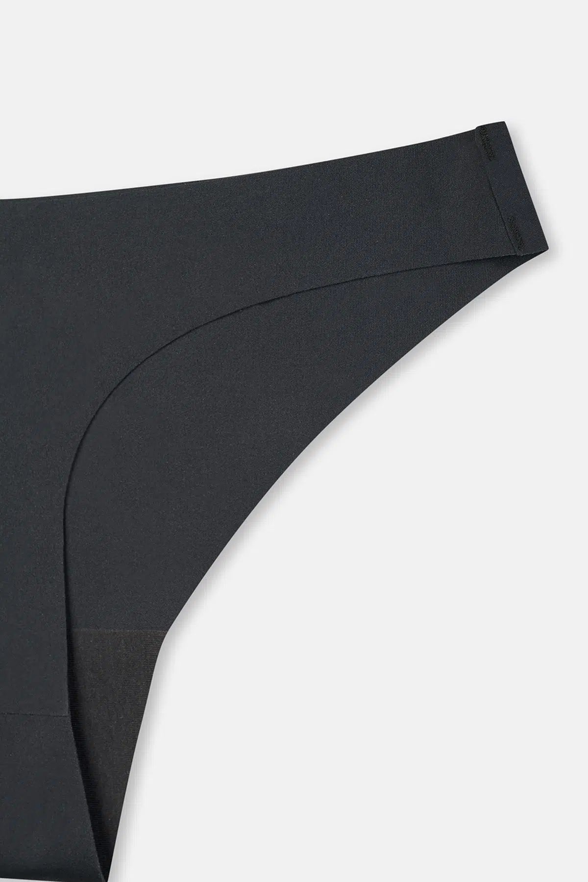 Siyah Lazer Kesim Tanga Külot