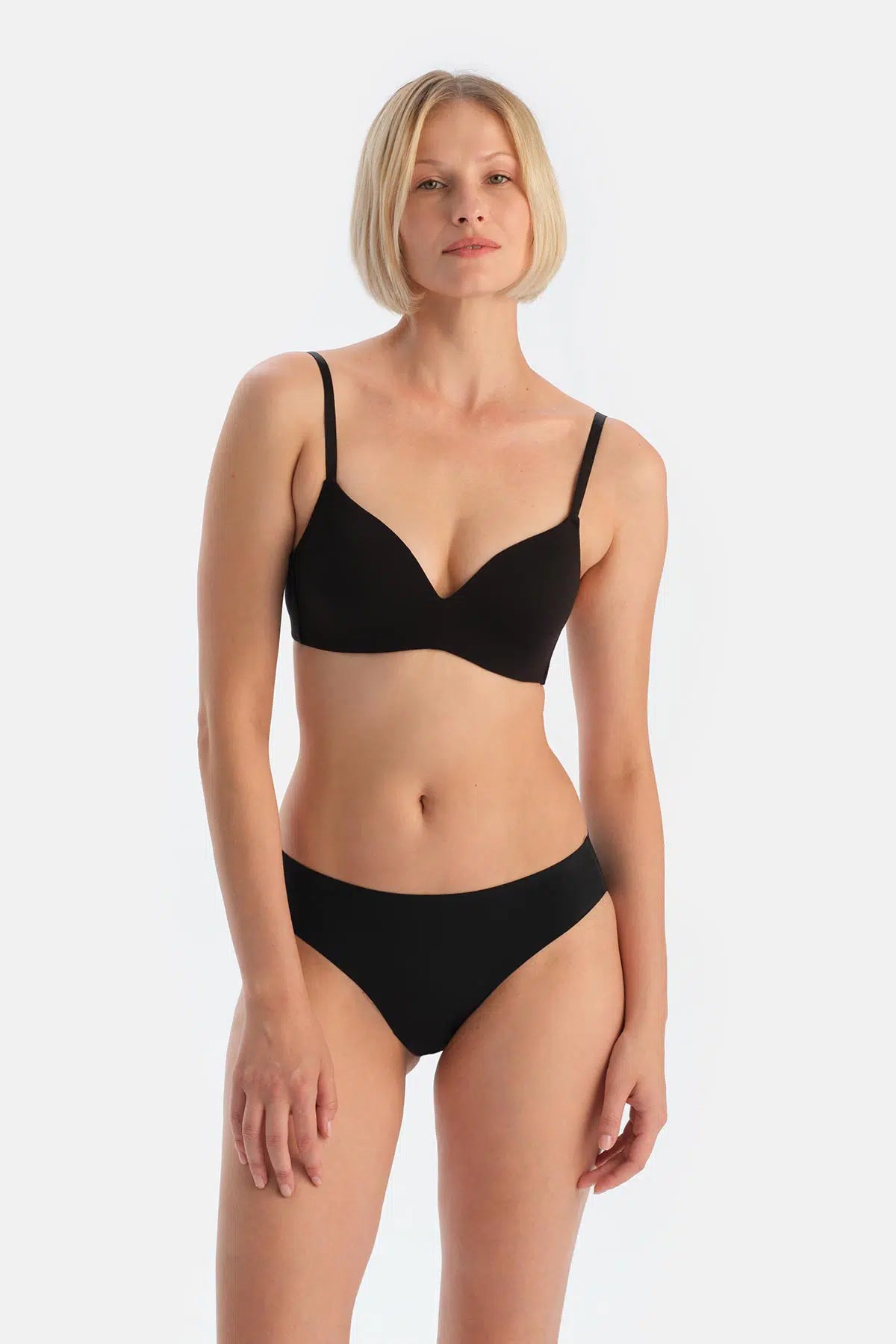 Siyah Classıc Lazer Kesim Yapıştırma Brıef