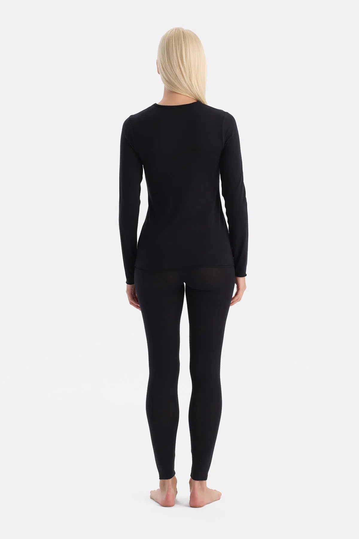 Siyah Modal Kaşmir Tayt