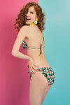 Yeşil Ince Bağcıklı Bikini Altı