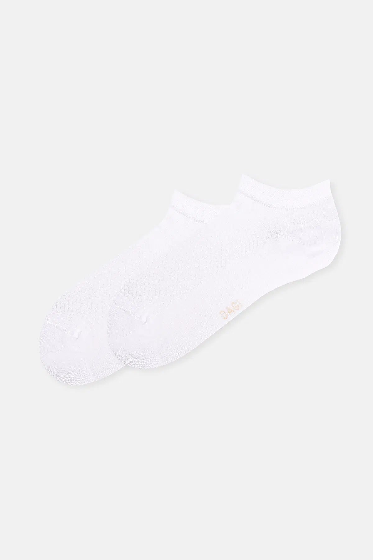 Bej-Beyaz Kadın 2'li Bambu Patik Çorap