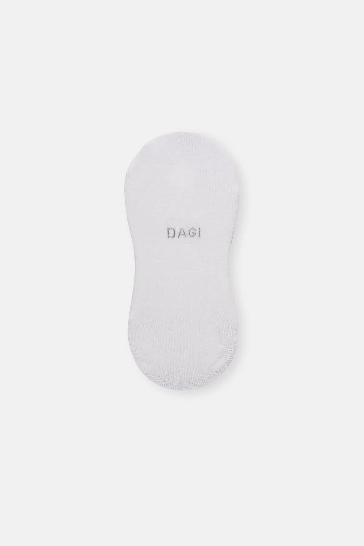 Beyaz Kadın Pamuklu Görünmez Çorap 3'Lü