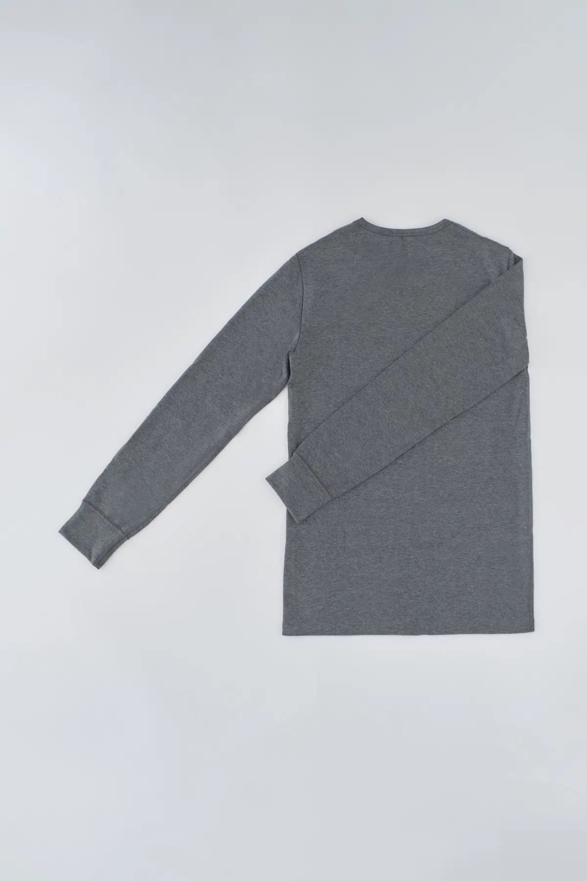 Antrasit Sıfır Yaka Uzun Kol Erkek Termal Içlik Tek Üst