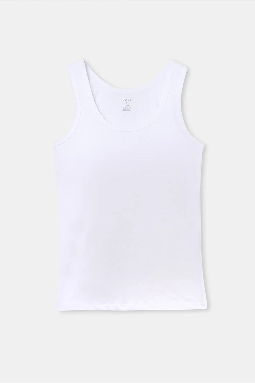 Beyaz Geniş Yaka Penye Erkek 2'li Atlet