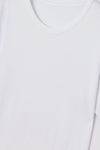 Beyaz Sıfır Yaka Erkek 2'li T-Shirt