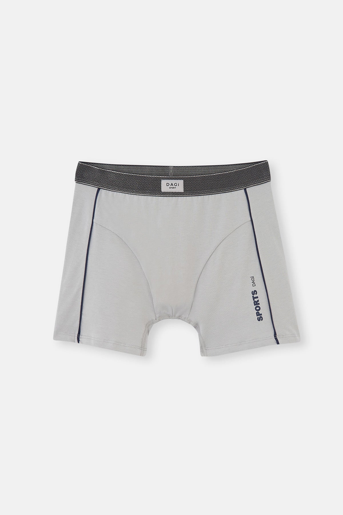Gri Spor Pamuklu Boxer
