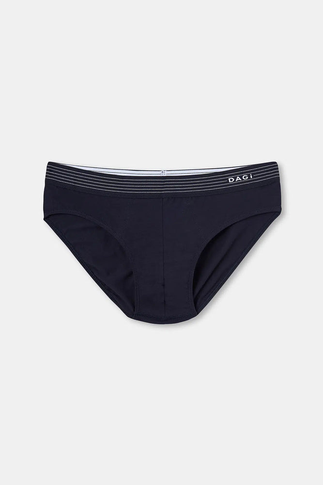 Lacivert Penye Compact Düz Erkek Slip Külot