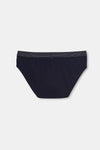 Lacivert Penye Compact Düz Erkek Slip Külot