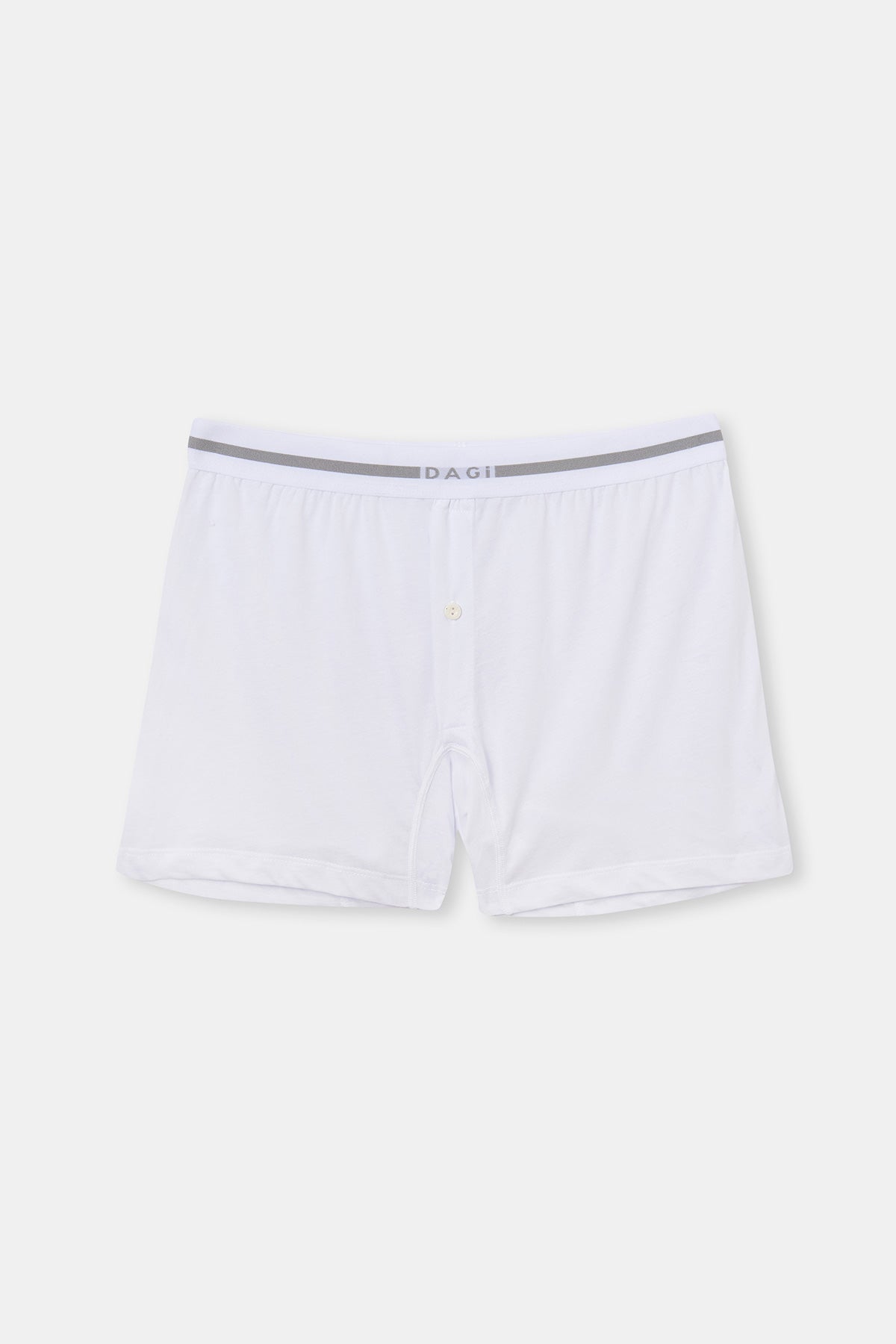 Beyaz Uzun Paça Modal Boxer