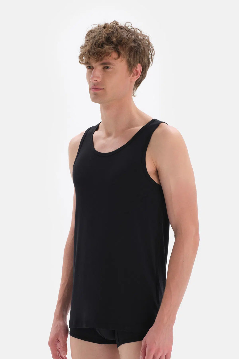 Siyah Micro Modal Erkek Atlet