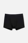 Siyah Compact Düz 3'lü Boxer