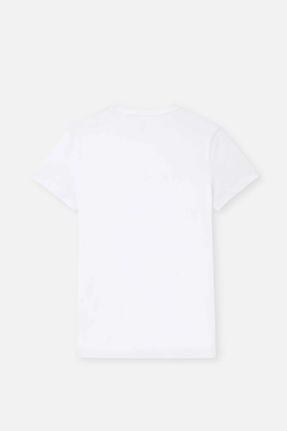 Beyaz Compact O Yaka 2'li T-Shirt