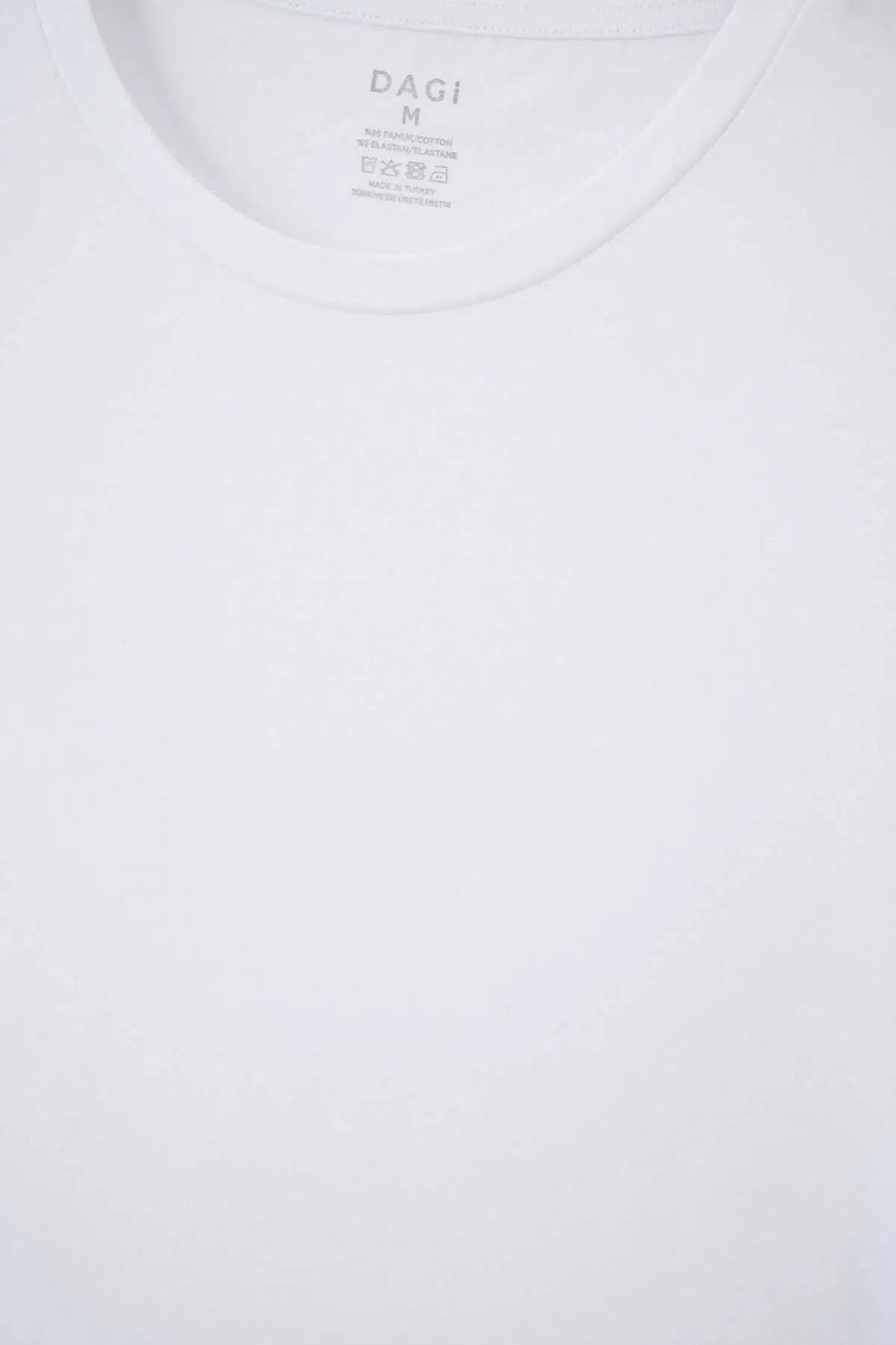 Beyaz Compact O Yaka 2'li T-Shirt